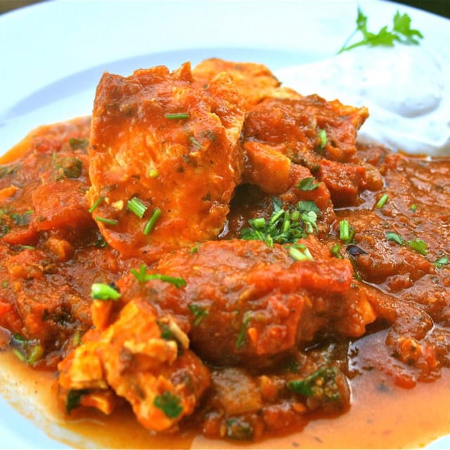 Chicken Vindaloo.