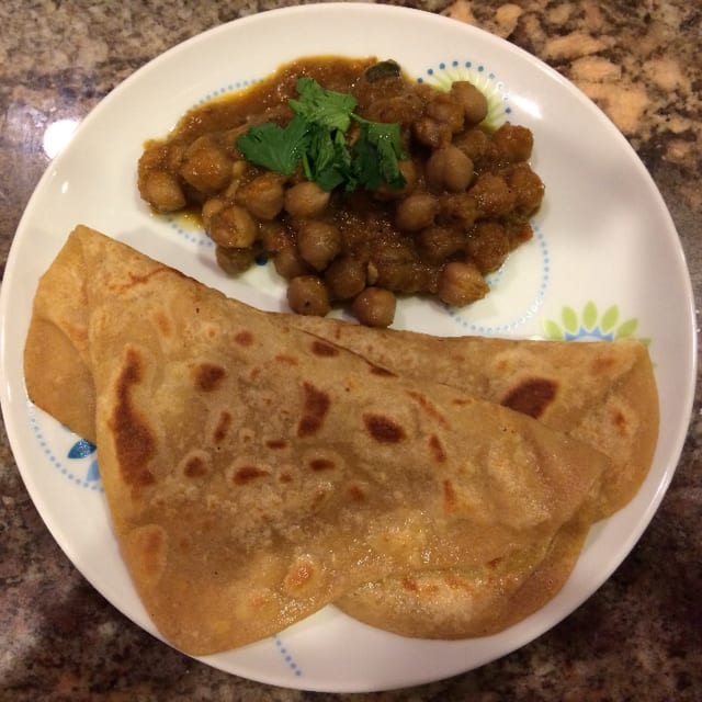 Chole Paratha.