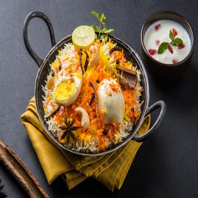 Egg Biryani.